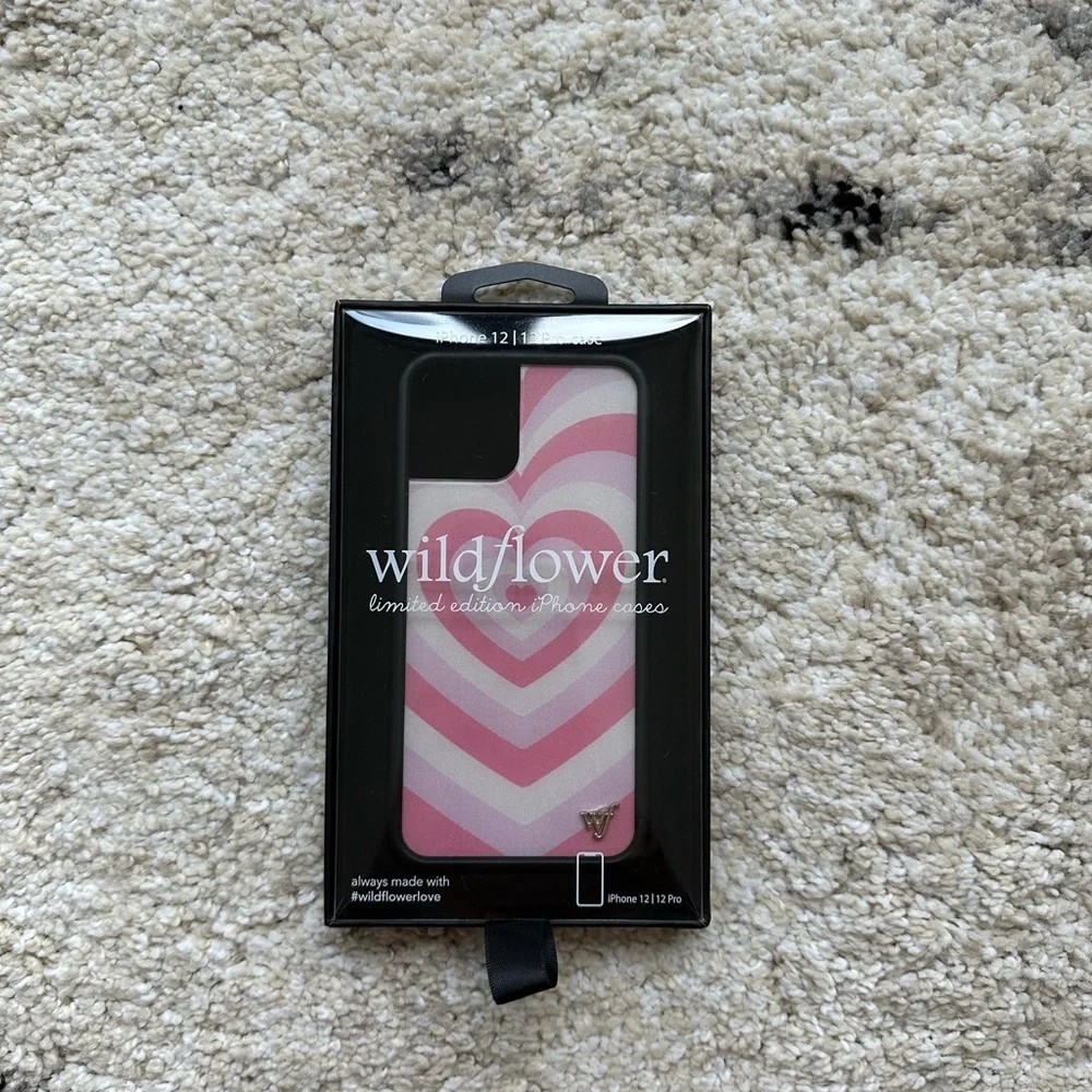 Wildflower rose latte iPhone 12 case
